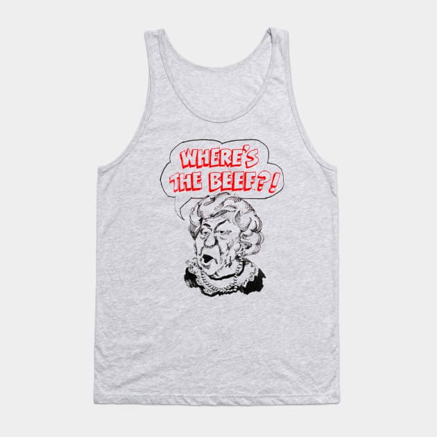 Where's The Beef?! Tank Top by Pop Fan Shop